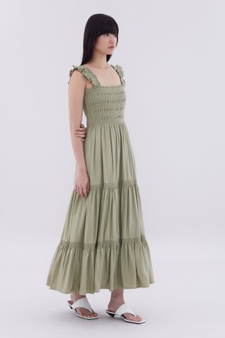 Finela Smock Tiered Dress