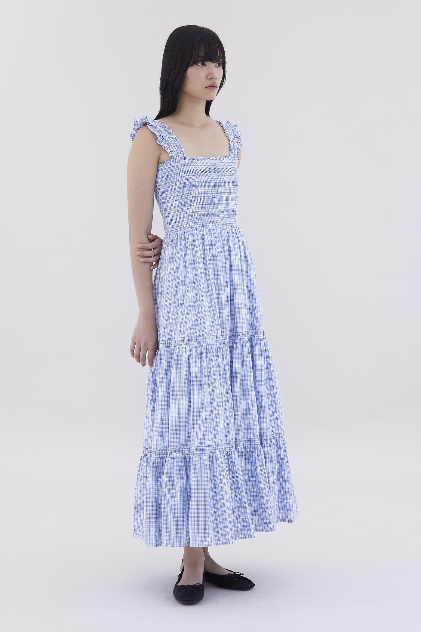 Finela Smock Tiered Dress