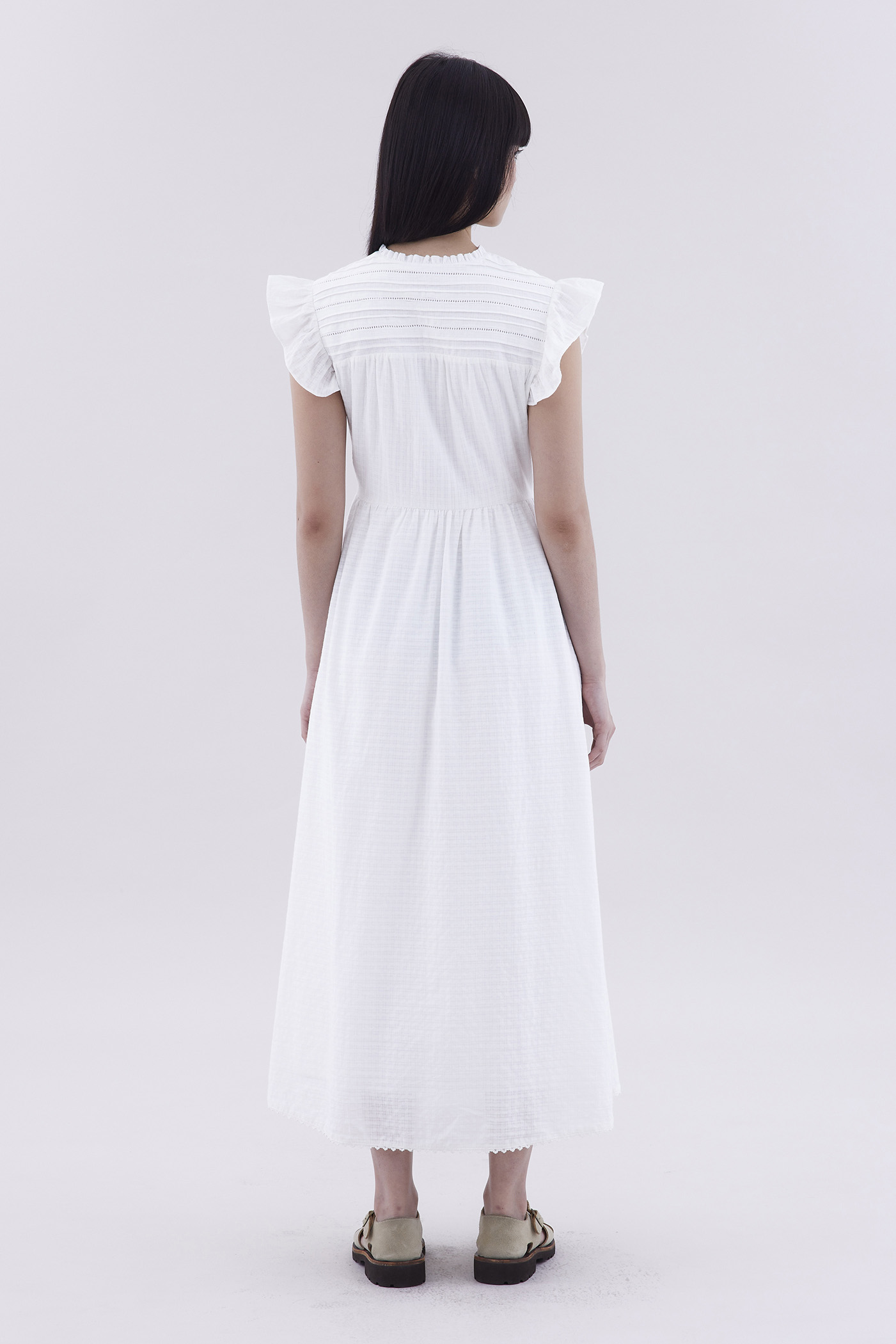 Novie Half-Button Dress
