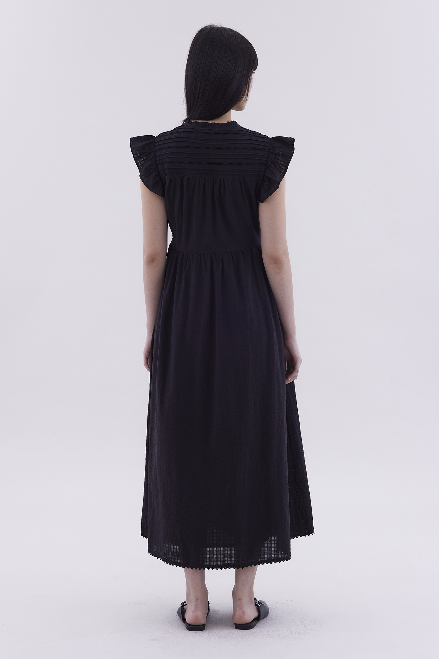 Novie Half-Button Dress