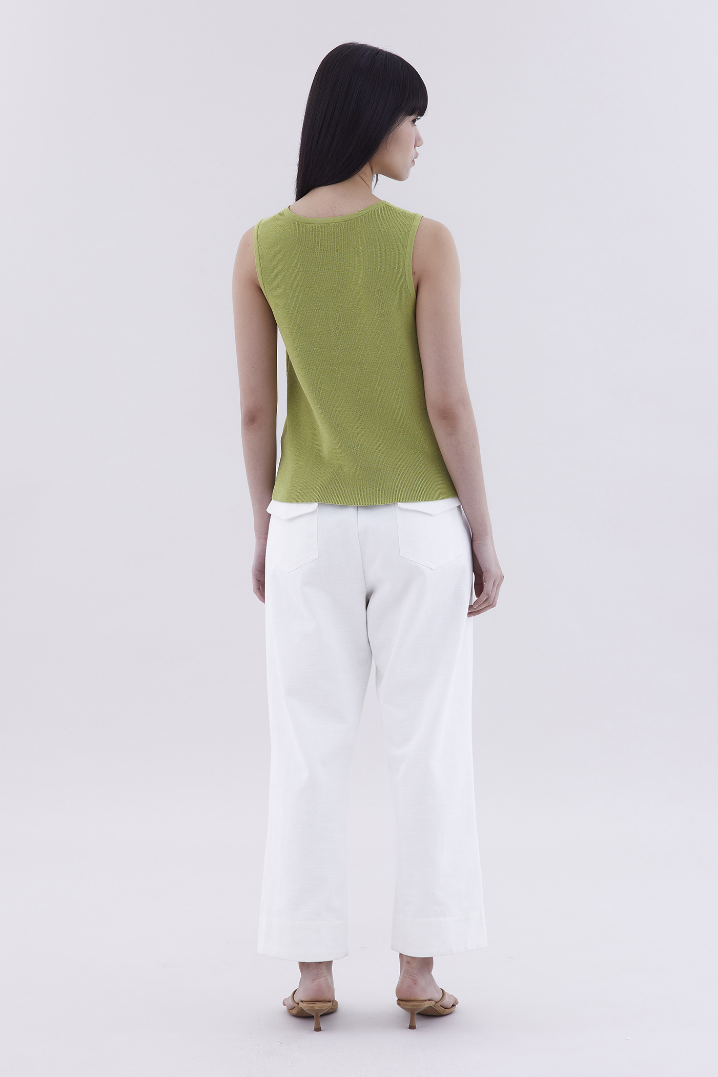 Emberly Front-Button Knit Tank