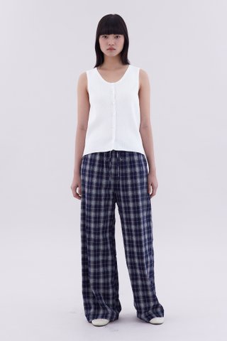 Emberly Front-Button Knit Tank