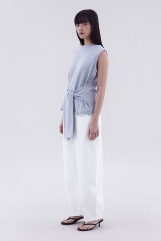 Savine Tie-Waist Relaxed Tee