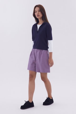 Washed Cotton Shorts