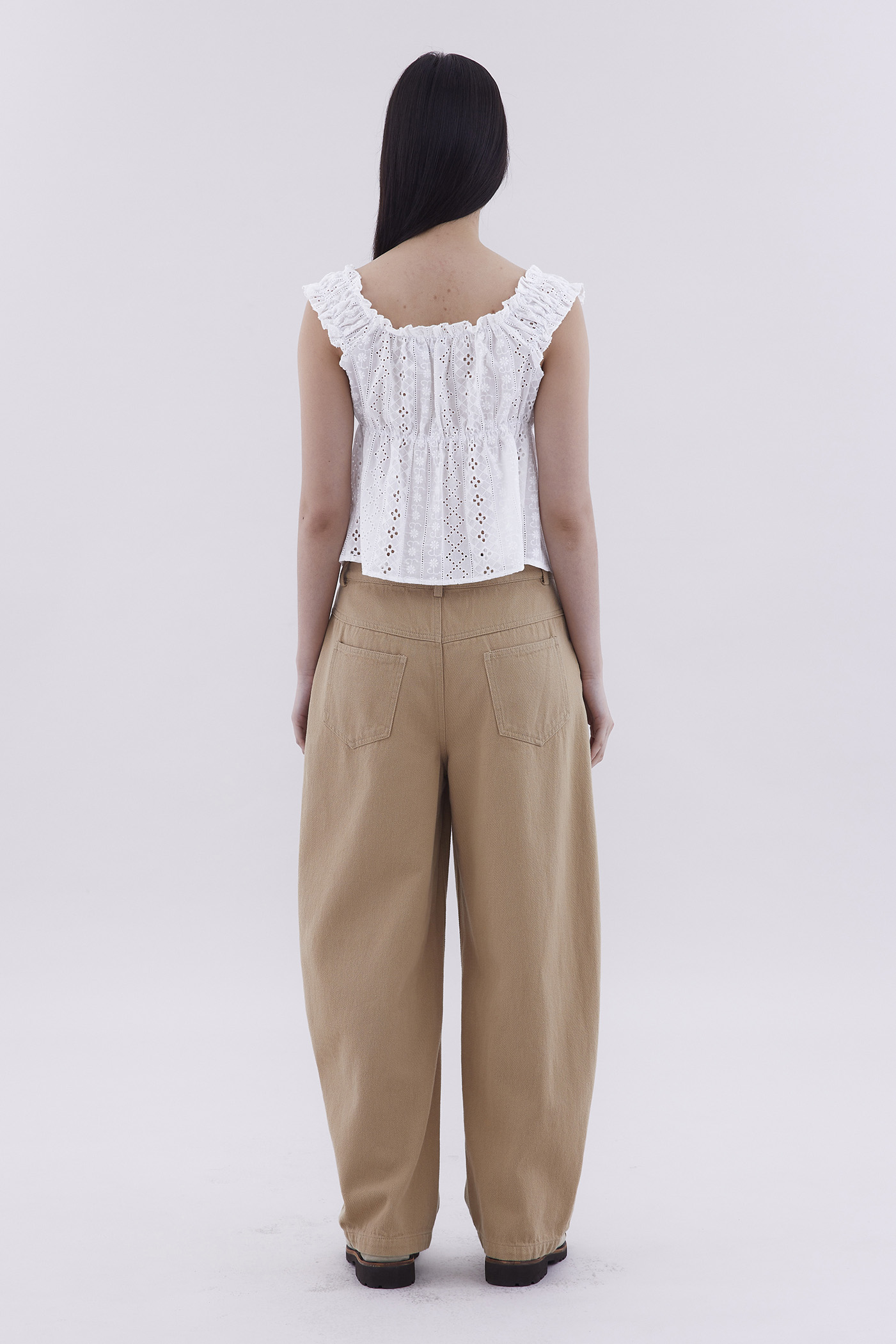 Delphino Ruch Tie Top