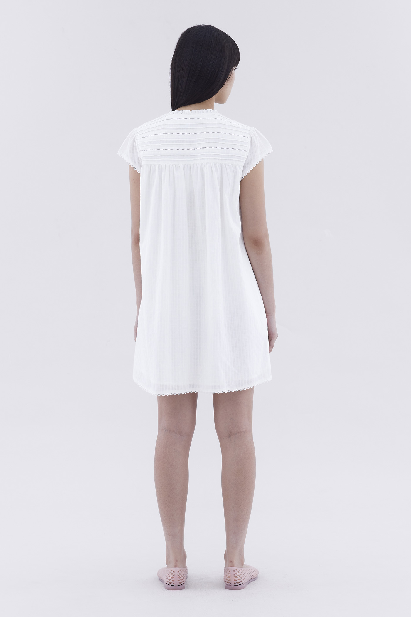 Jamela Half-Button Dress