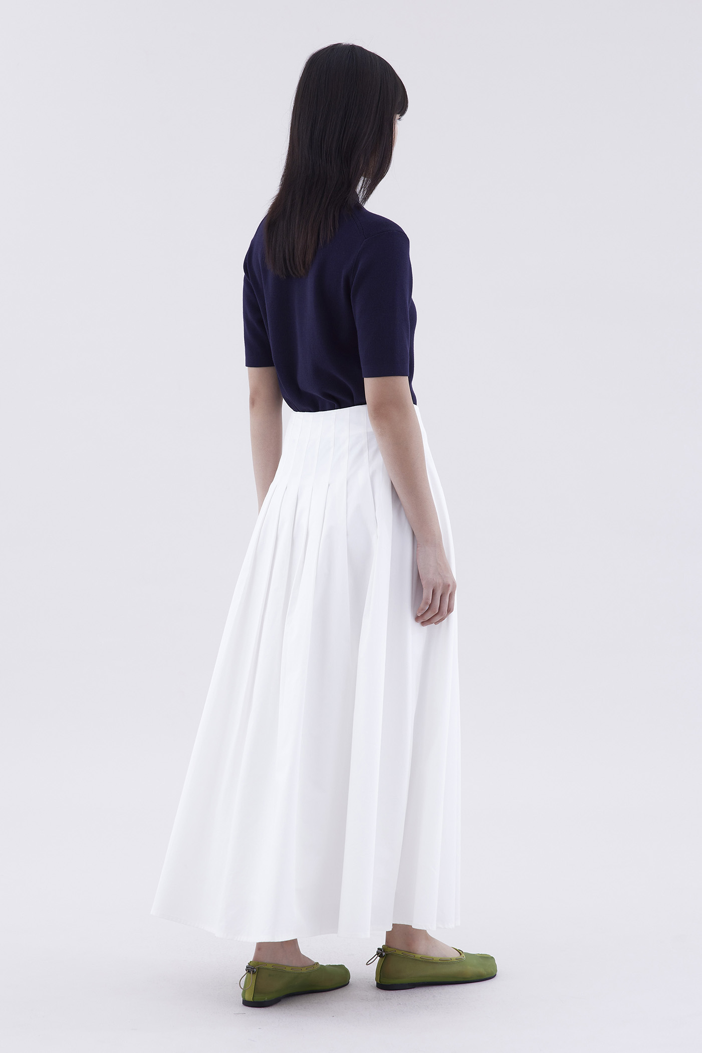 Sonia Pleated Full Skirt