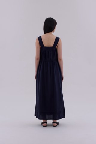 Marisol Square-Neck Relaxed Dress