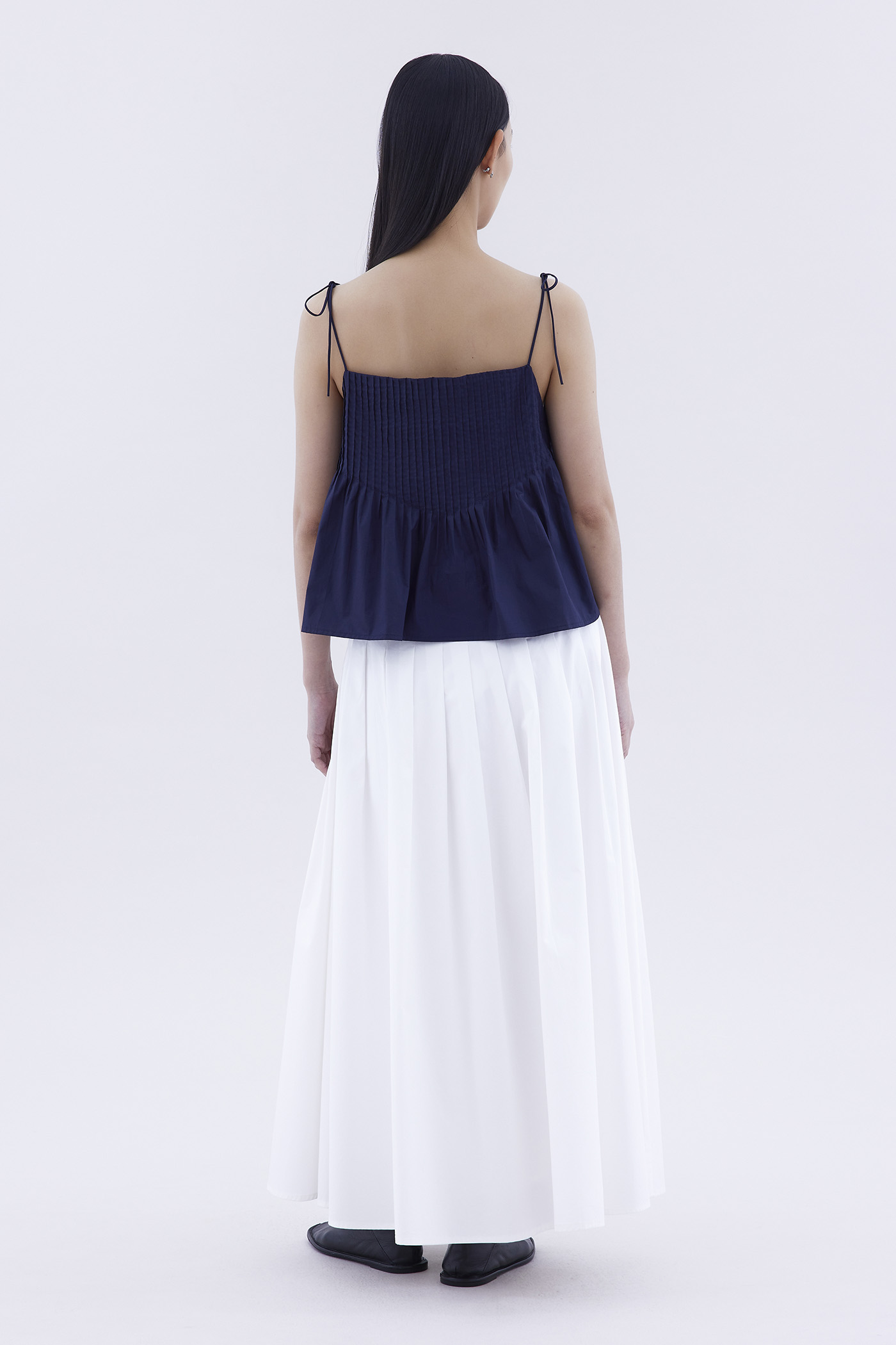 Brenelle Pin-tuck Top