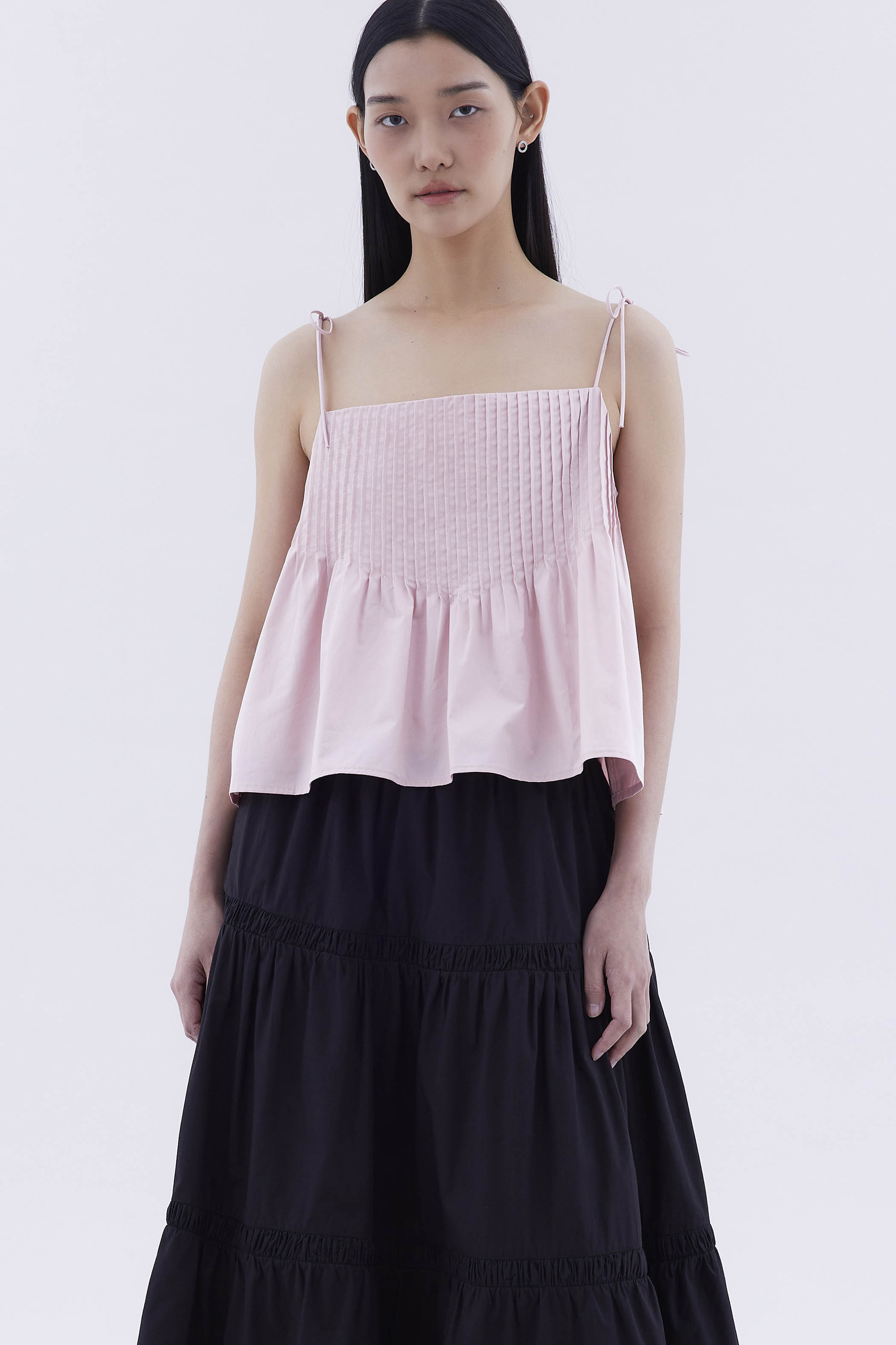 Brenelle Pin-tuck Top