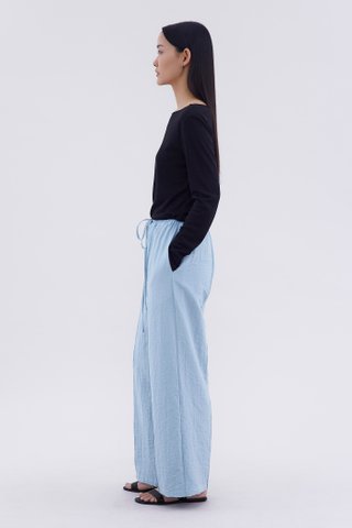 Yara Drawstring Wide-Leg Pants