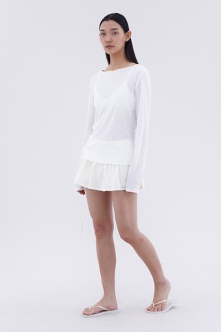 Amoret Sheer Relaxed Top