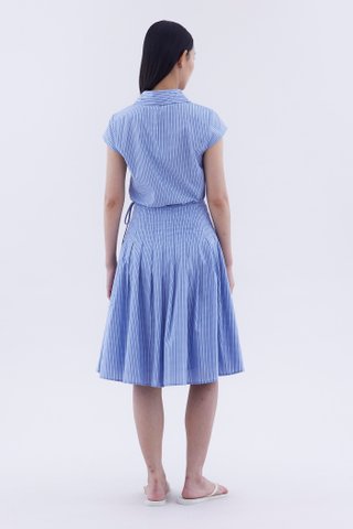 Lavena Pleated Half Skirt