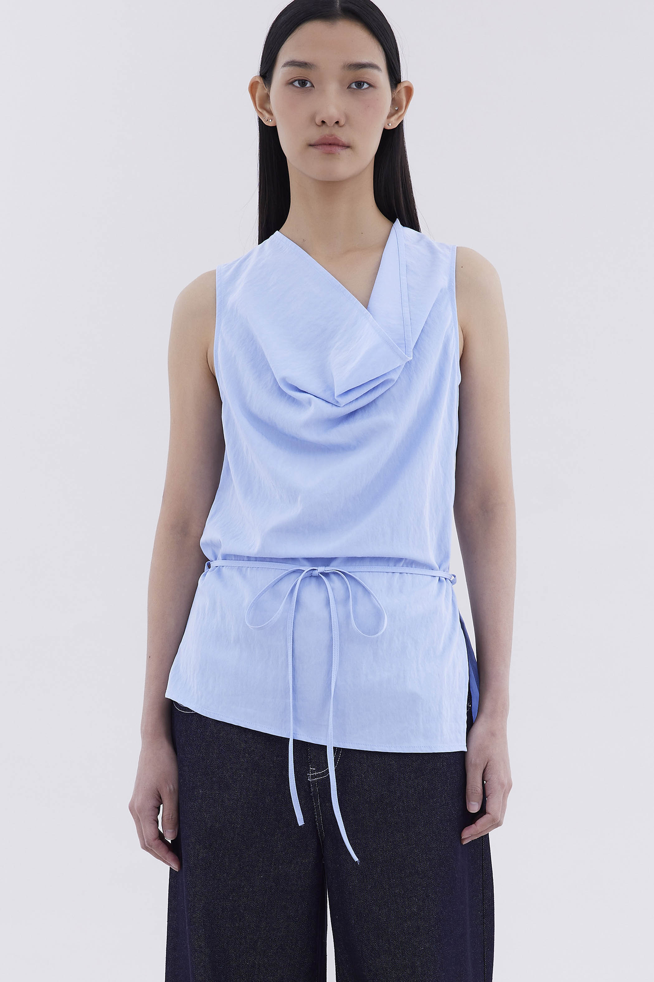 Jupierre Drape-Front Top