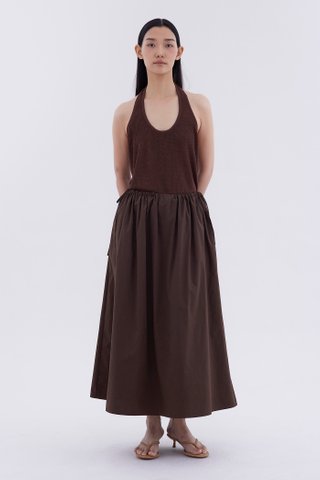Delke Drawstring Full Skirt