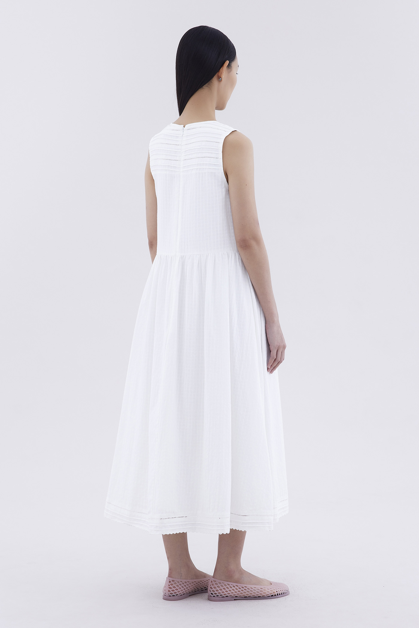 Elize Pin-Tuck Dress