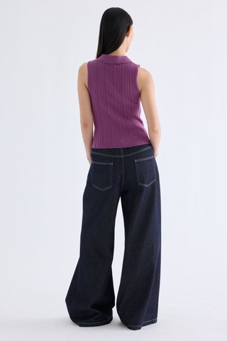 Amoryn Collared Knit Tank