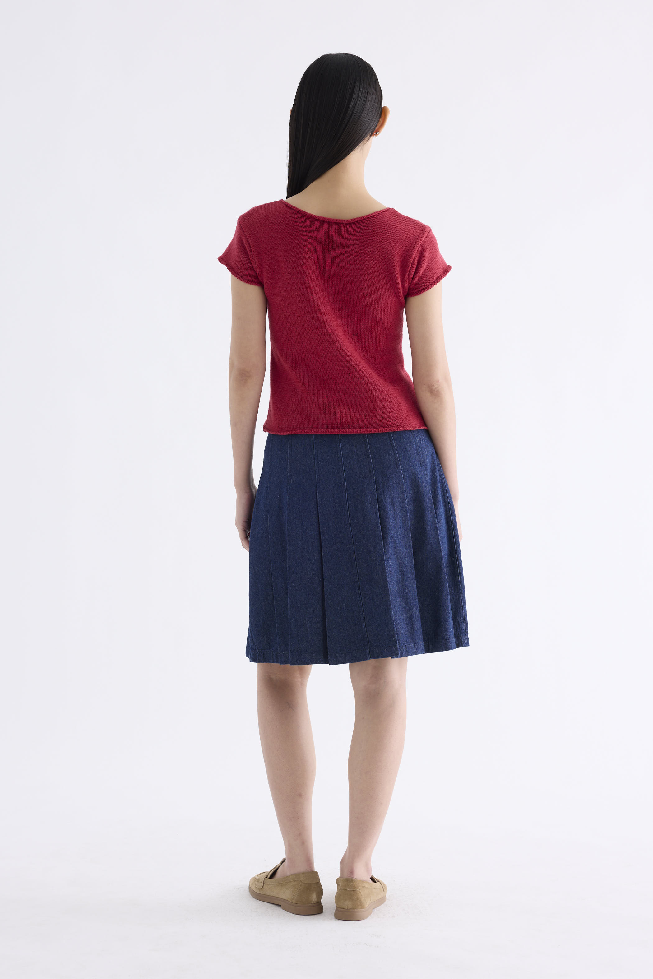 Kelyn Button-Down Knit Top