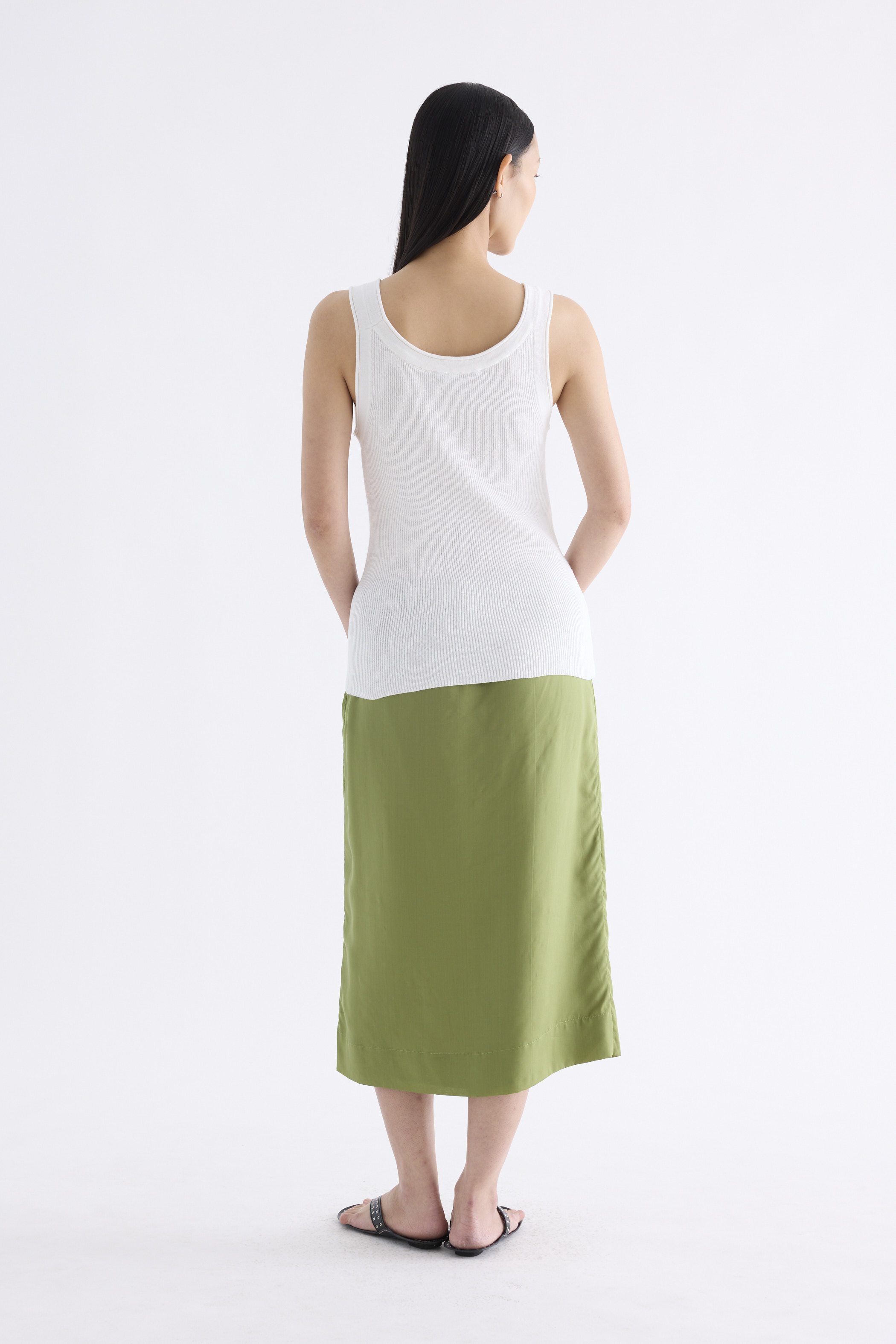 Kanery Scoop-Neck Rib Tank