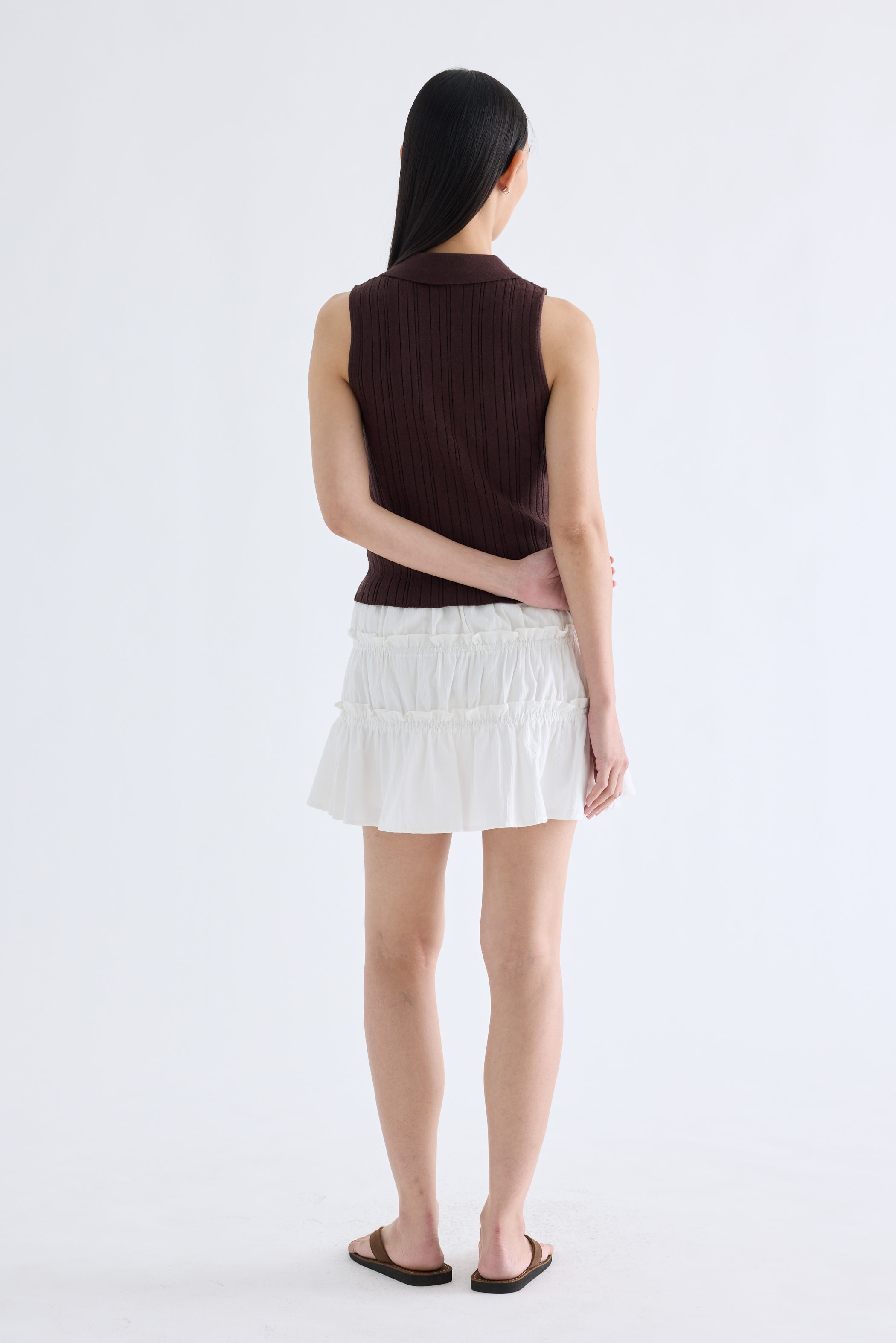 Amoryn Collared Knit Tank