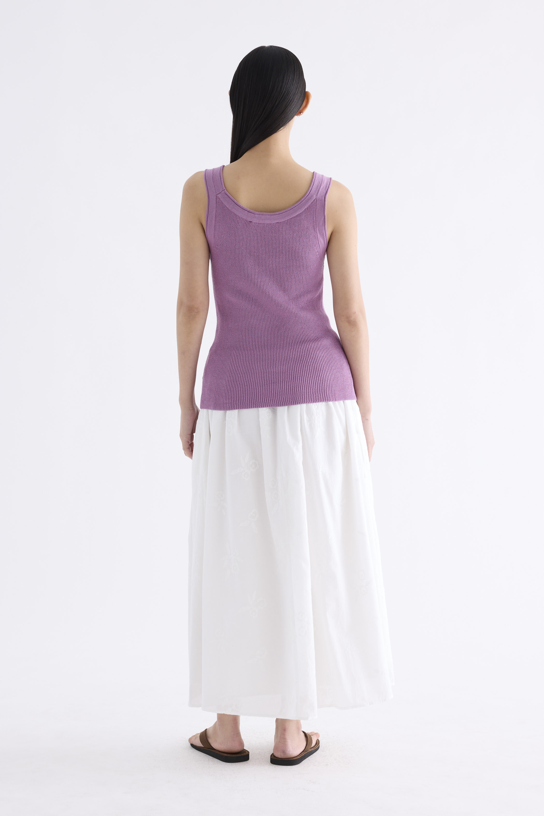 Kanery Scoop-Neck Rib Tank