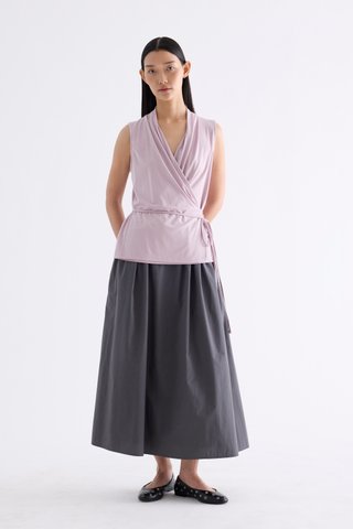 Verda Wrap-Tie Top