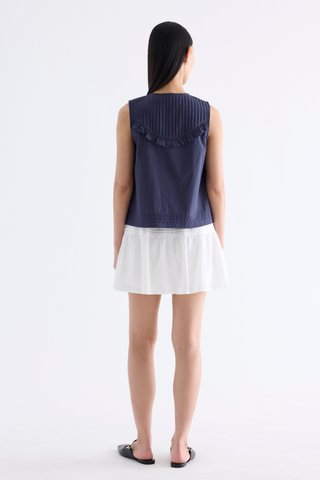 Freja Pintuck Yoke Top