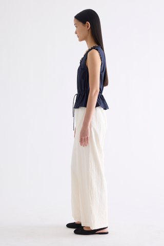 Leadow Lace-Trim Top