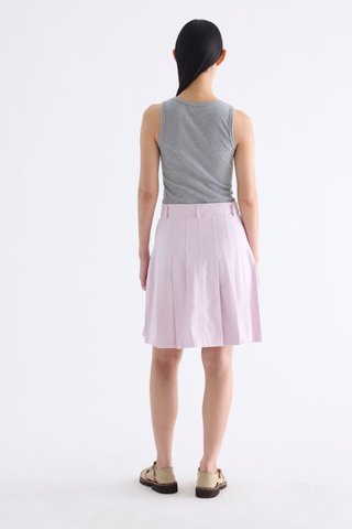 Kendella Low-Rise Pleated Skirt