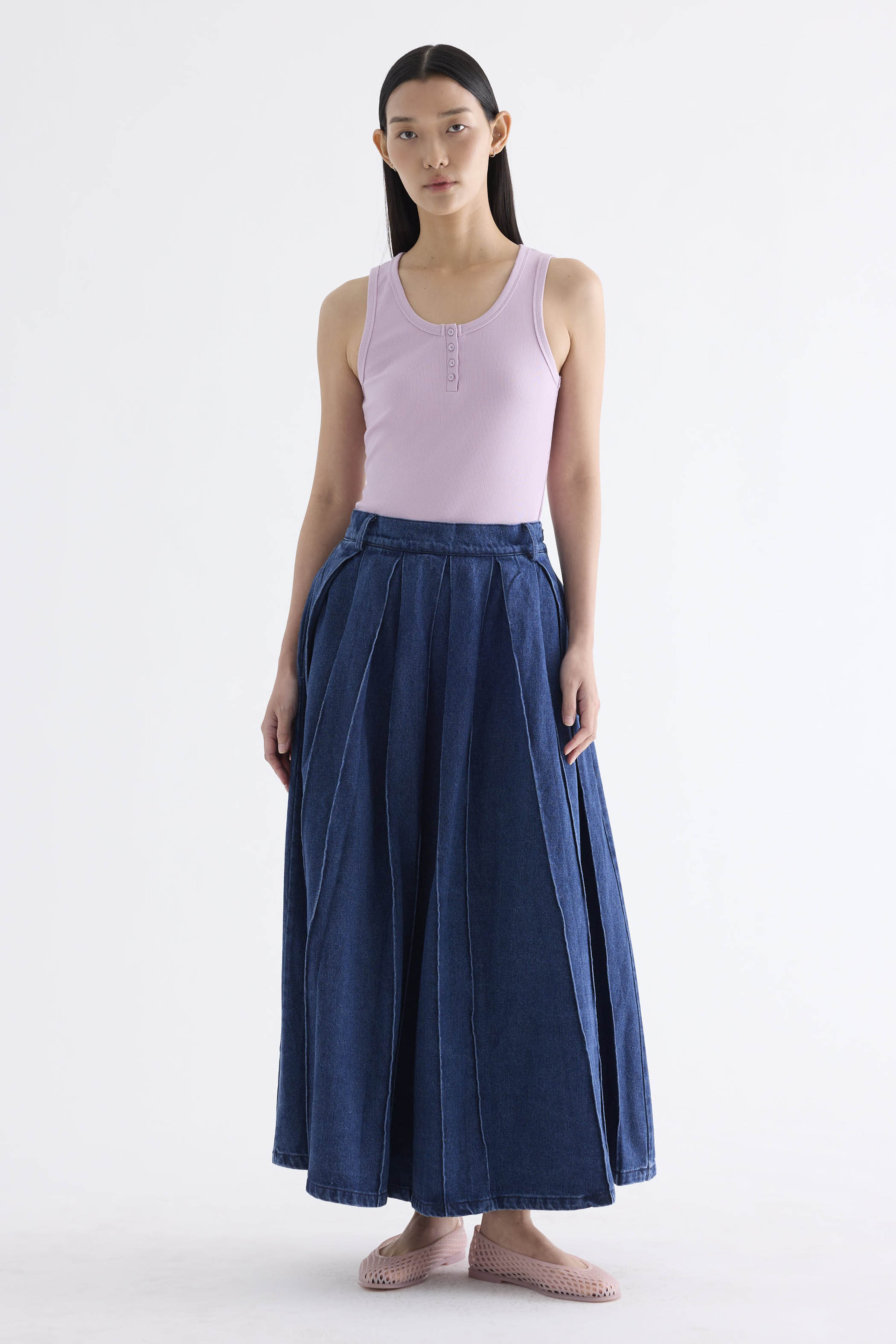 Bealey Pleated Maxi Skirt