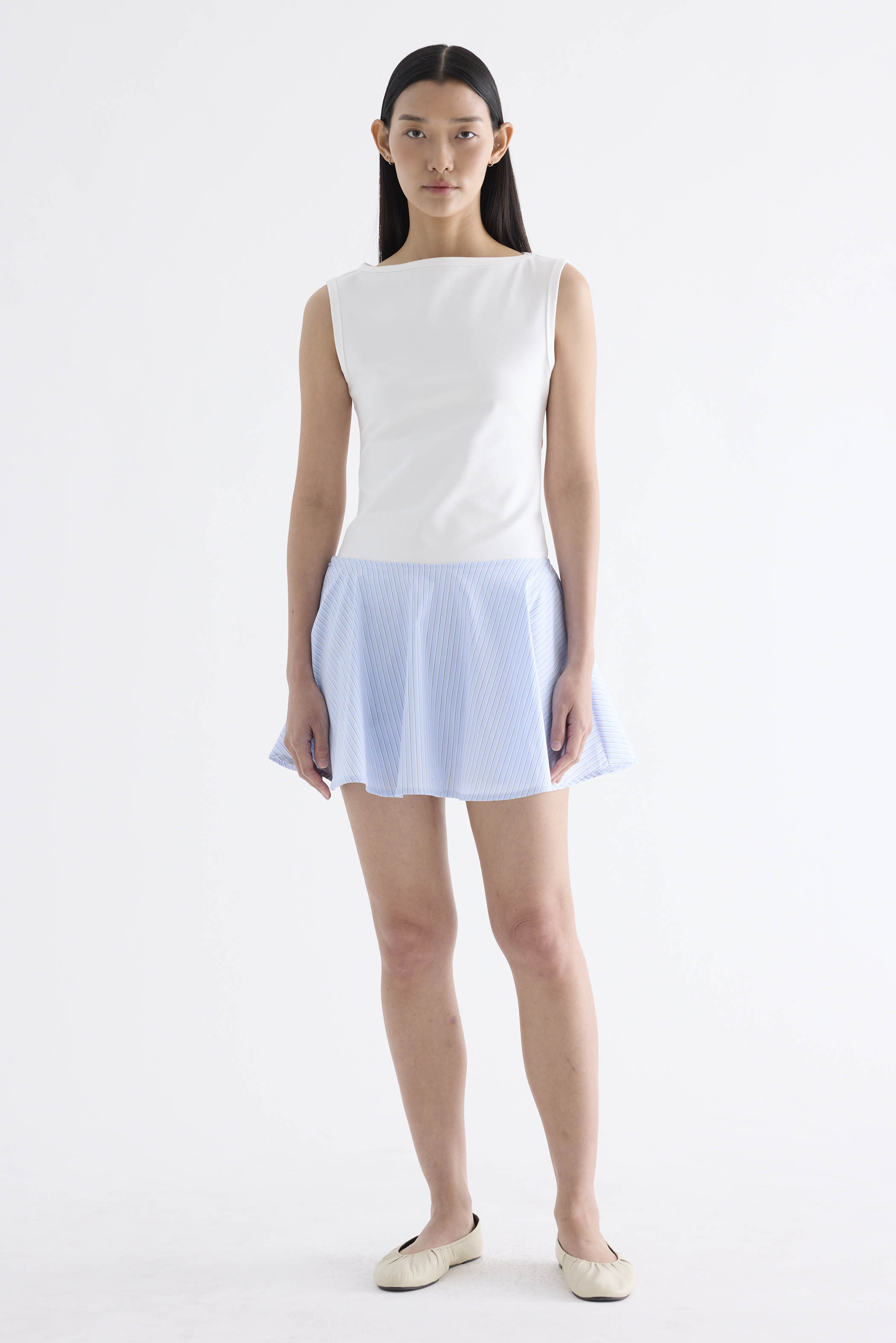 Aurorin Mid-Rise Skater Skorts