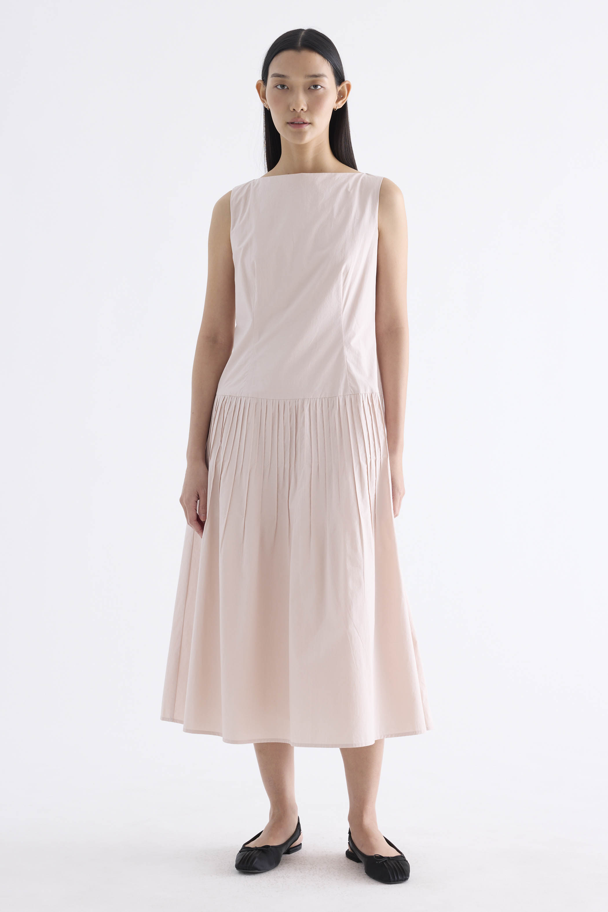Geneviv Pleat Waist Dress