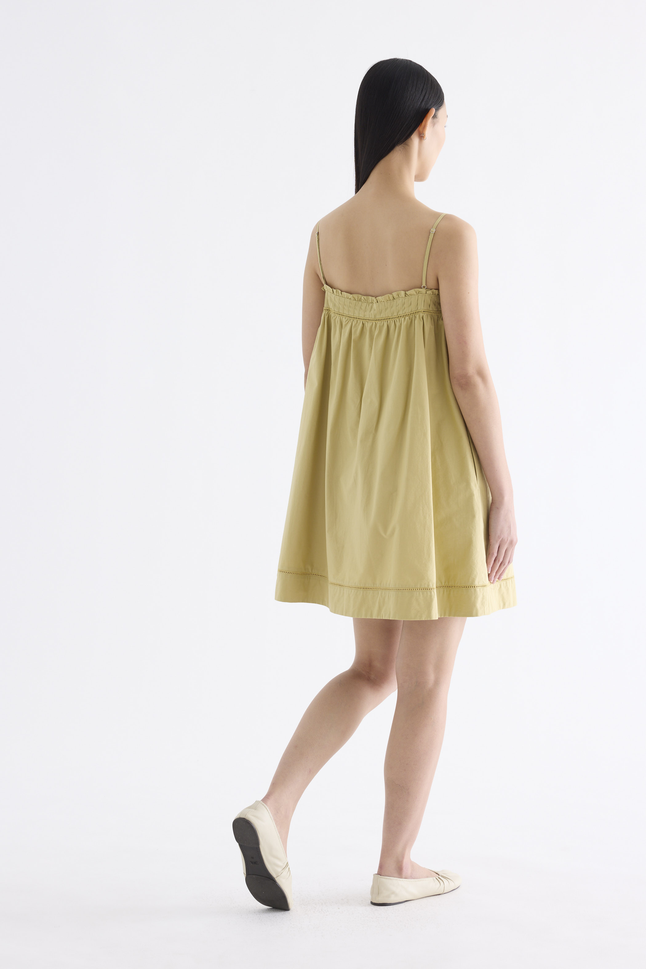 Amberlyn Pin Tuck Empire Dress