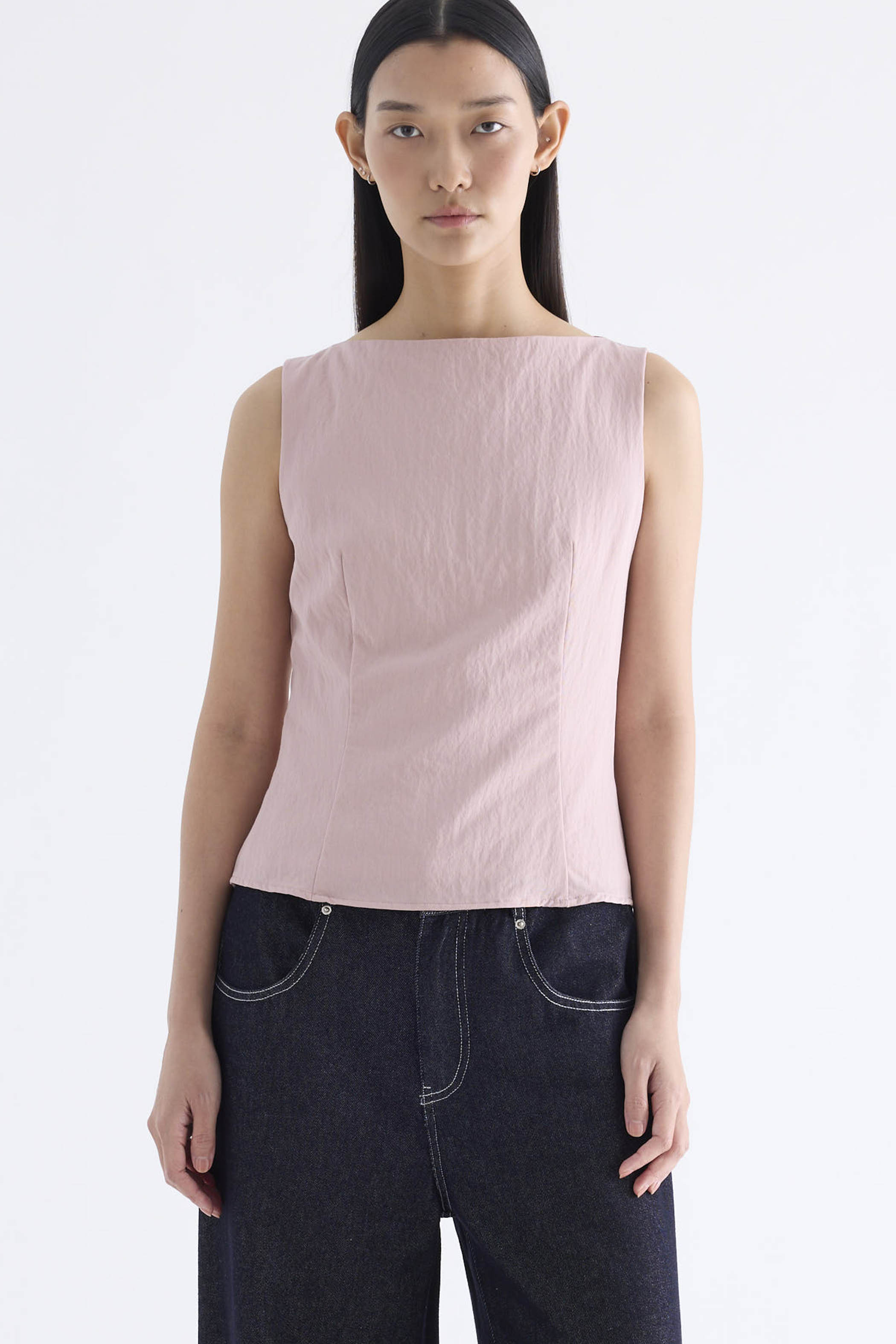 Adrina Boat-Neck Top