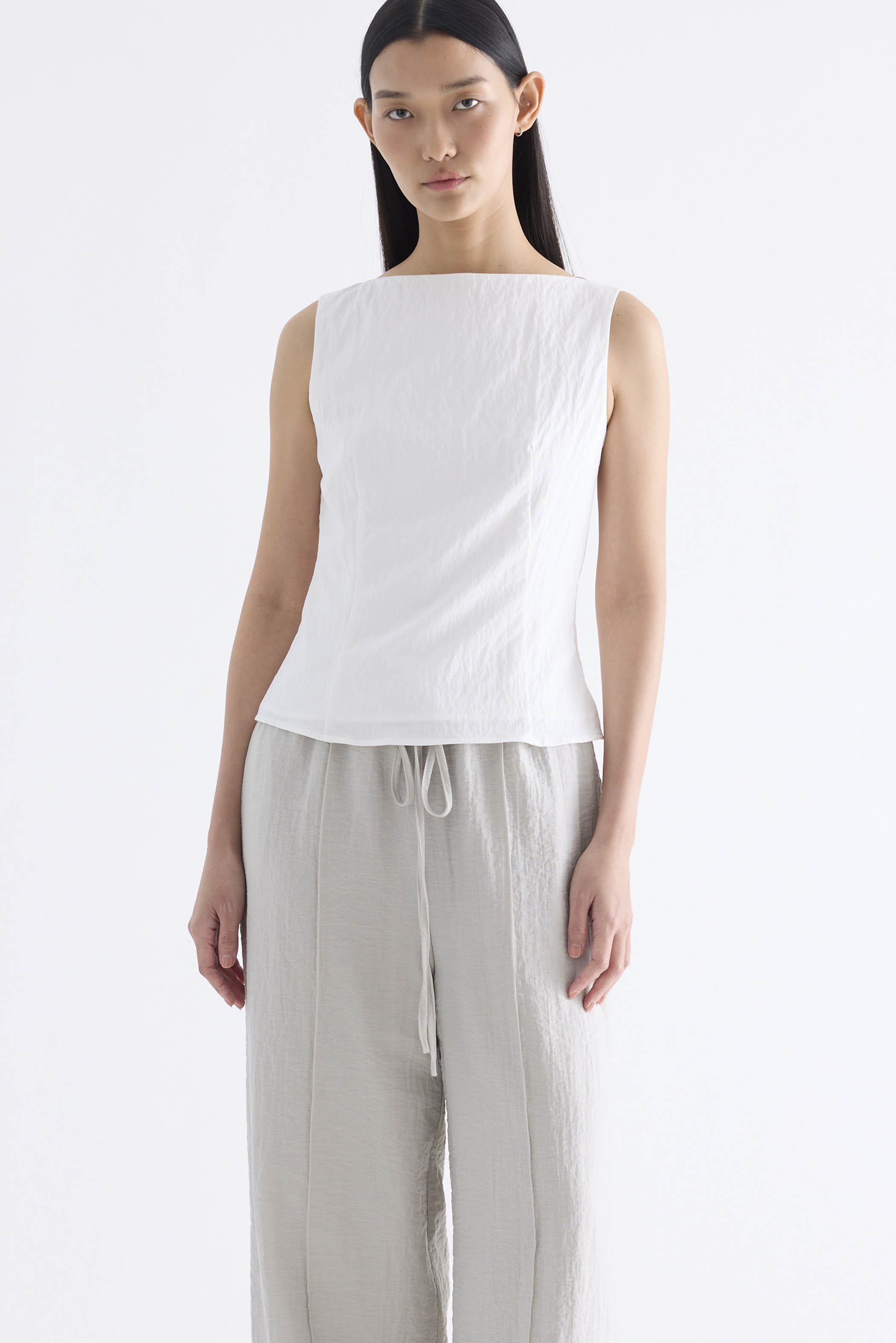 Adrina Boat-Neck Top