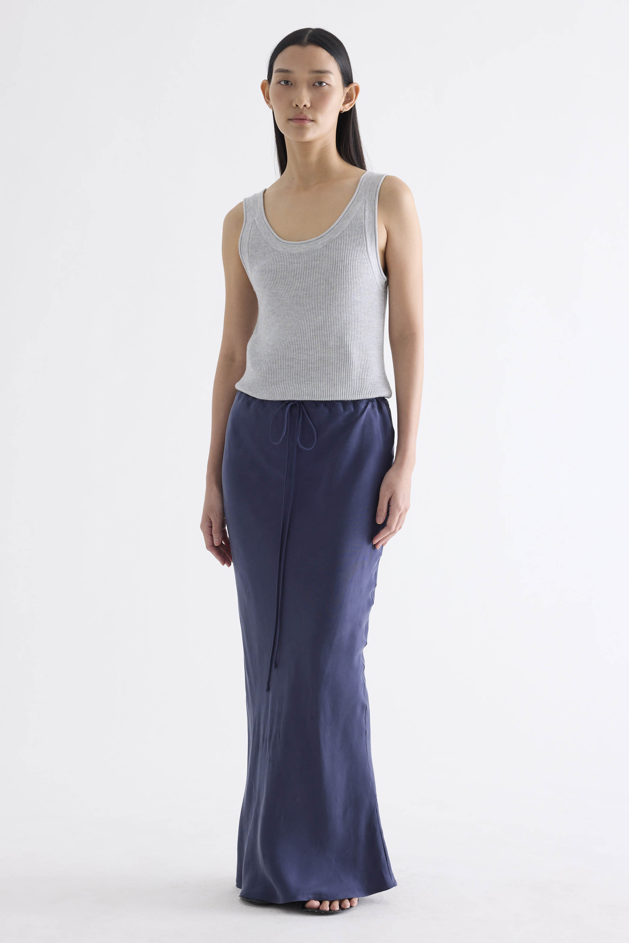 Tove Drawstring Bias Skirt