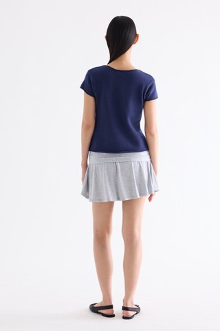 Kelyn Button-Down Knit Top