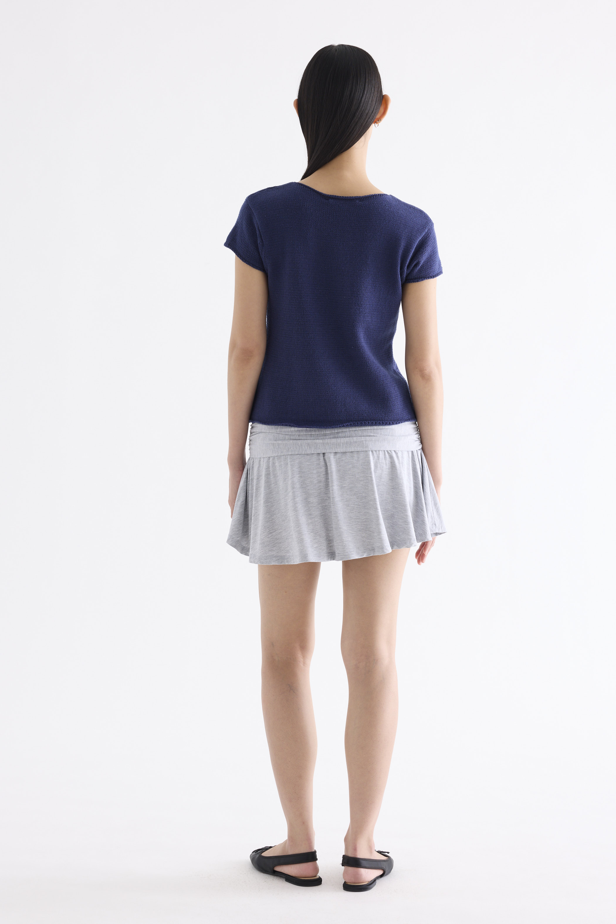 Kelyn Button-Down Knit Top