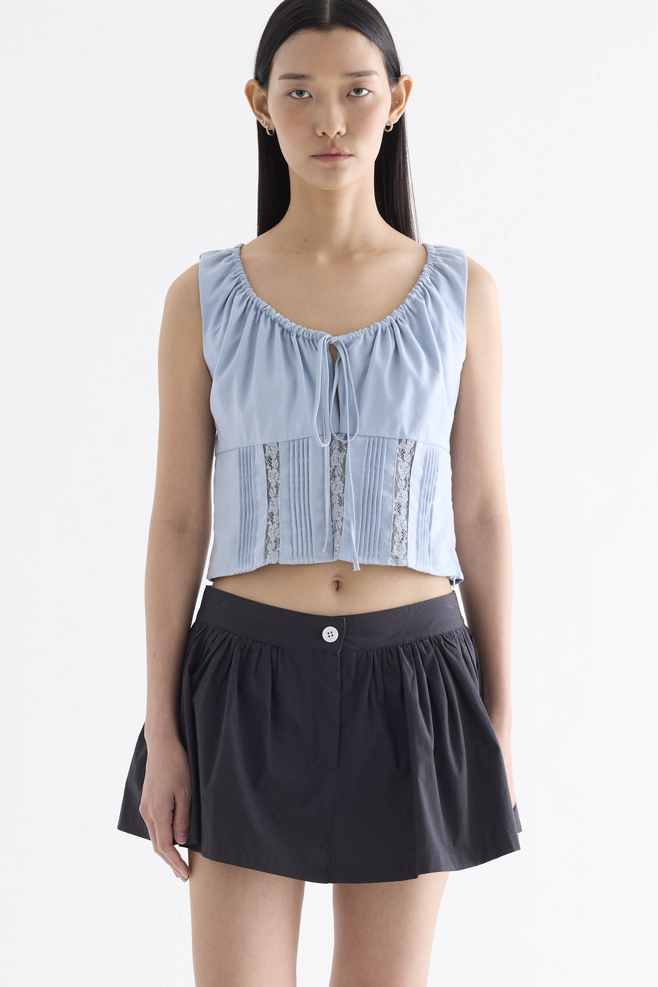 Aubrey Lace Panel Top