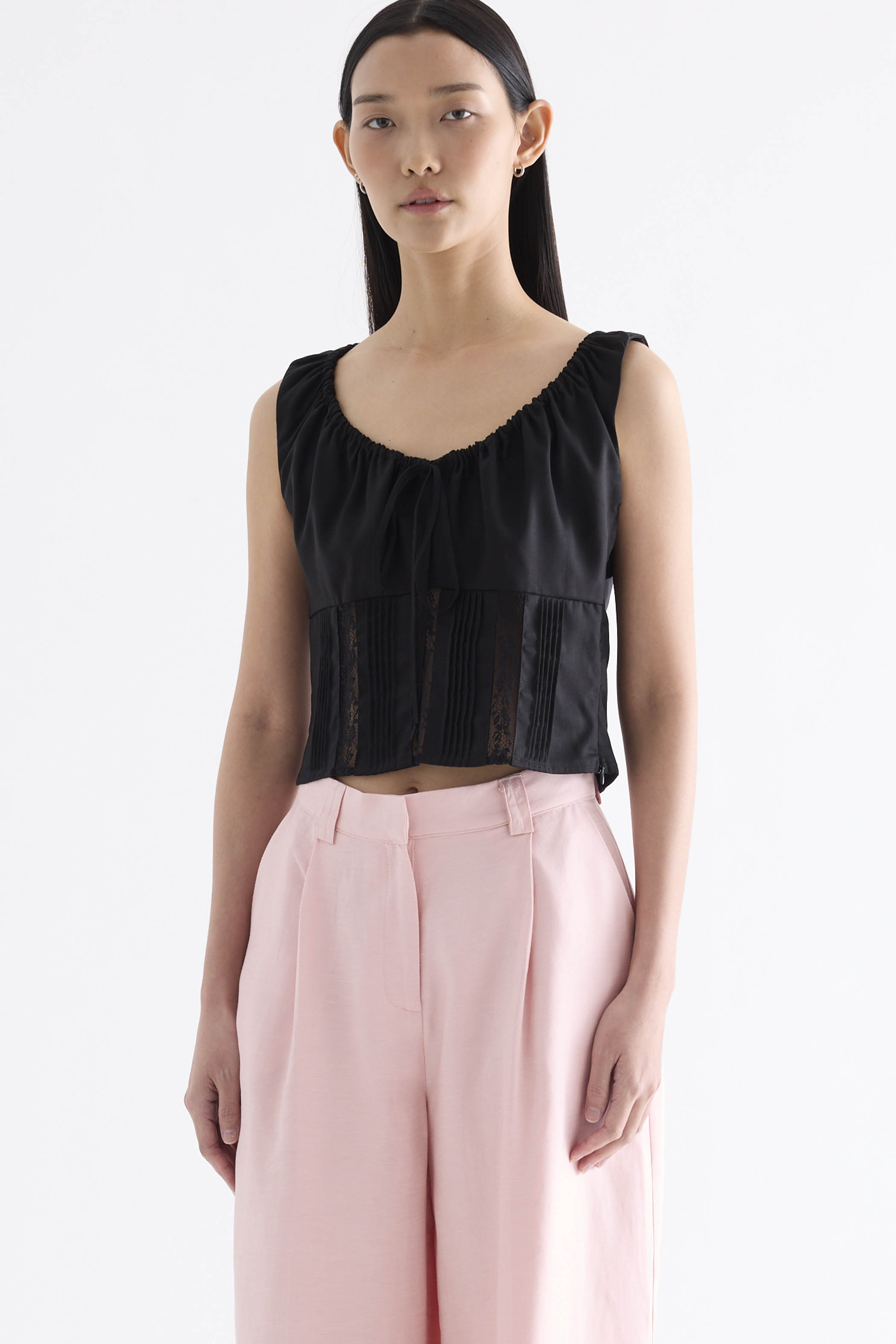 Aubrey Lace Panel Top