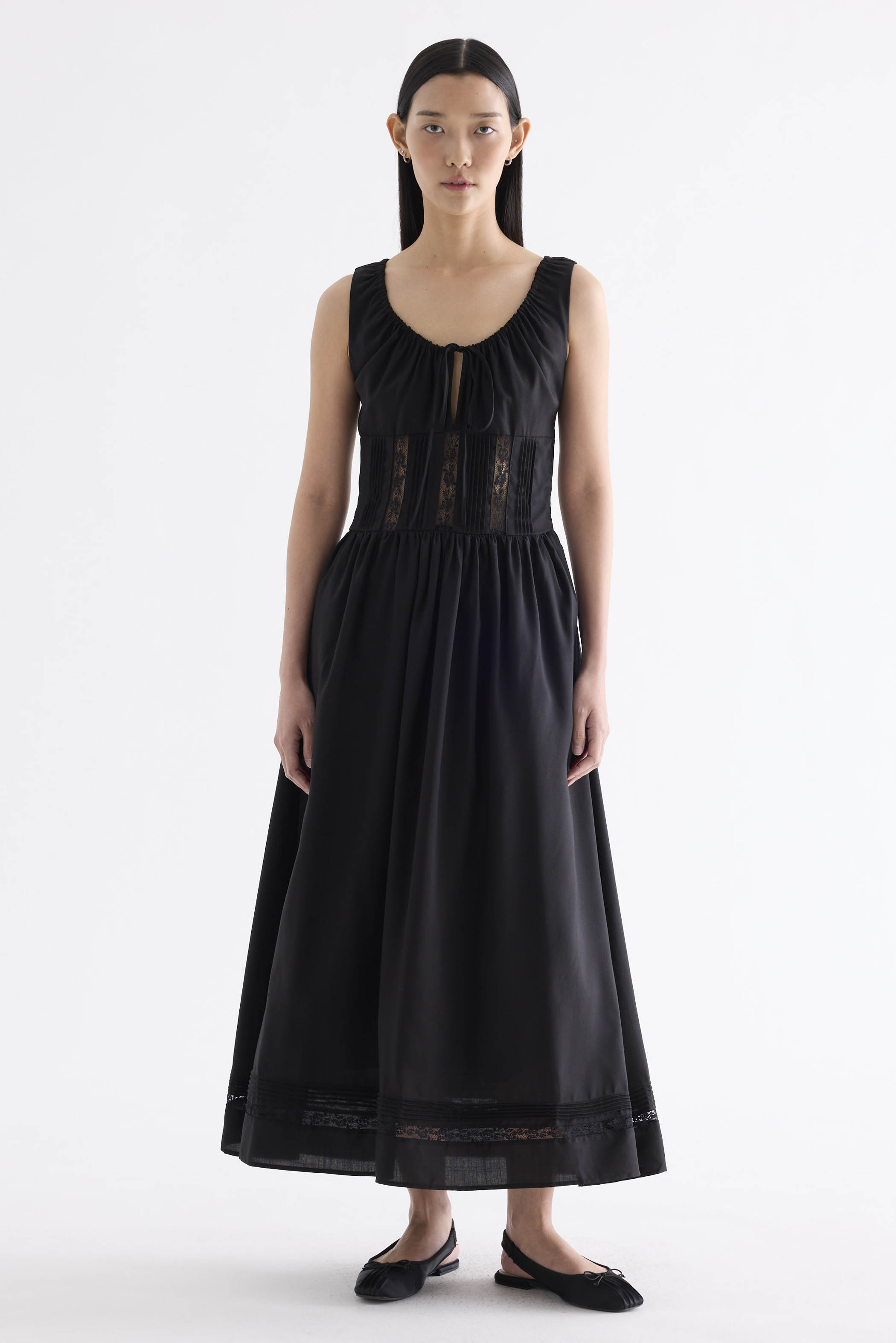 Brielle Lace Panel Dress