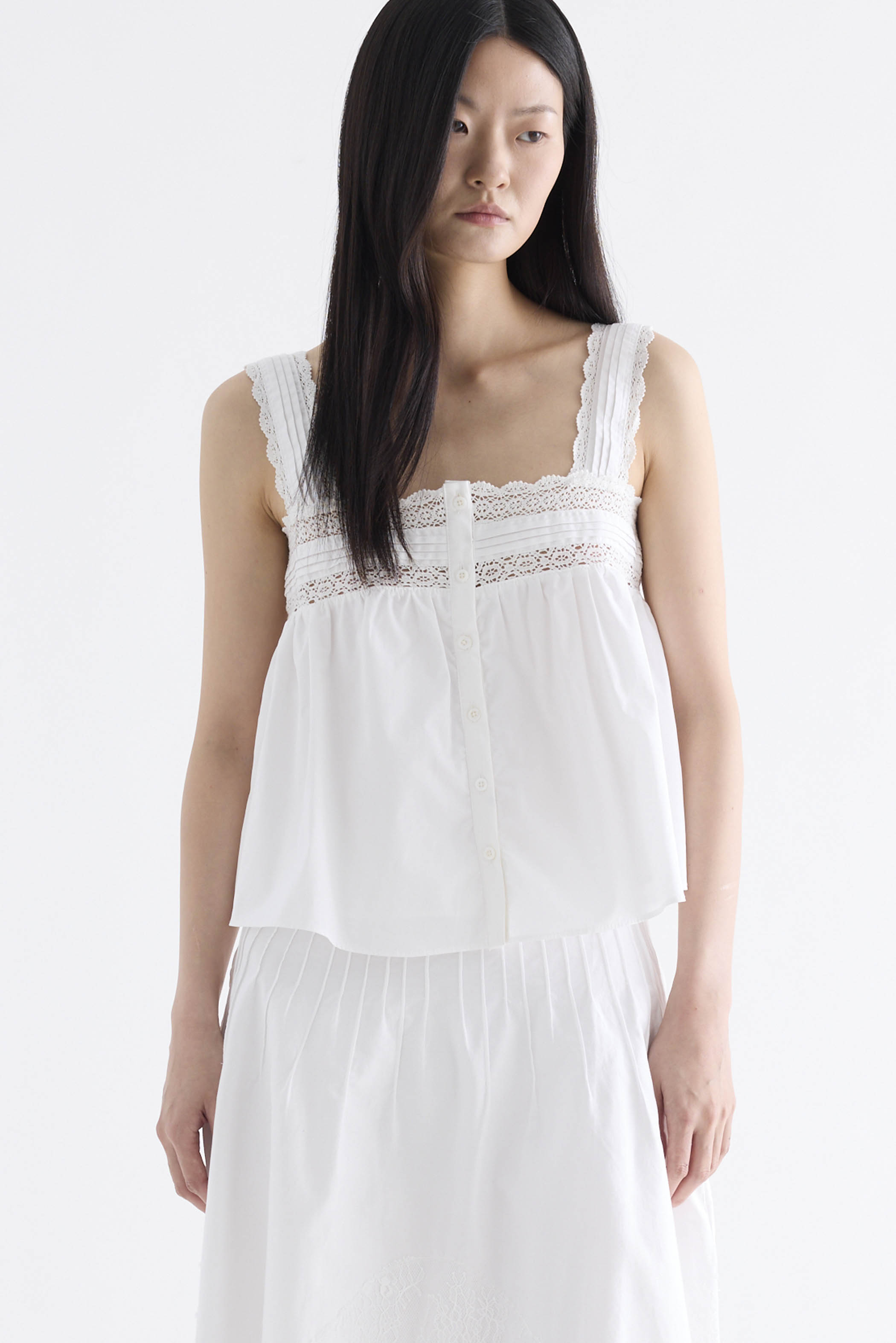 Belle Empire Lace Top