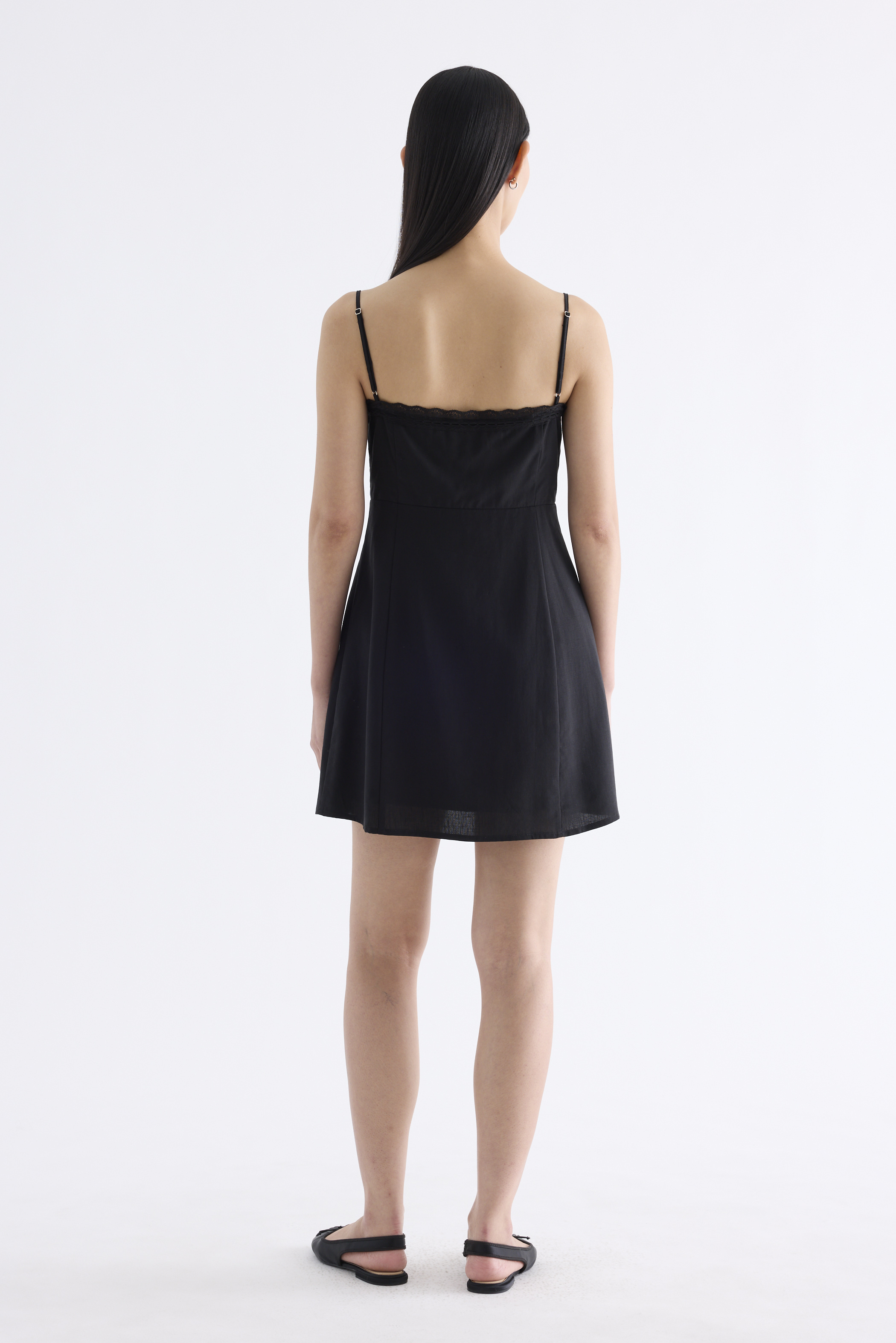 Quinelle Lace Trim Dress