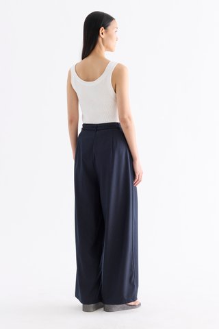 Sharelle High-Rise Pleat Pants