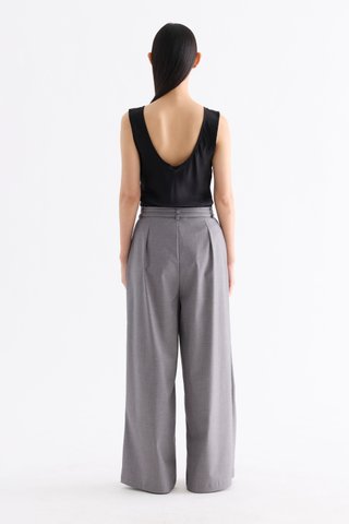 Sharelle High-Rise Pleat Pants