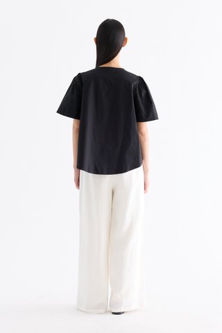 Selene Front-Tie Blouse