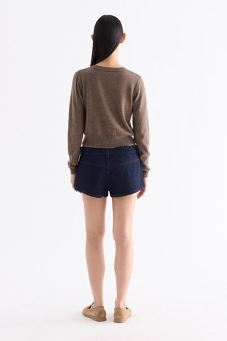 Jeralle Mid-Rise Mini Shorts