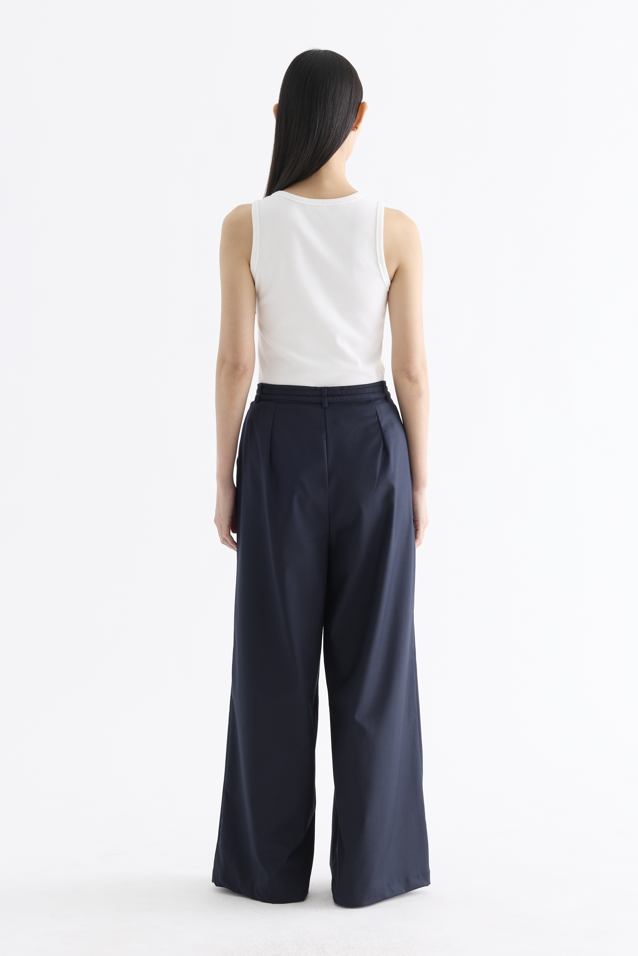 Sharelle High-Rise Pleat Pants