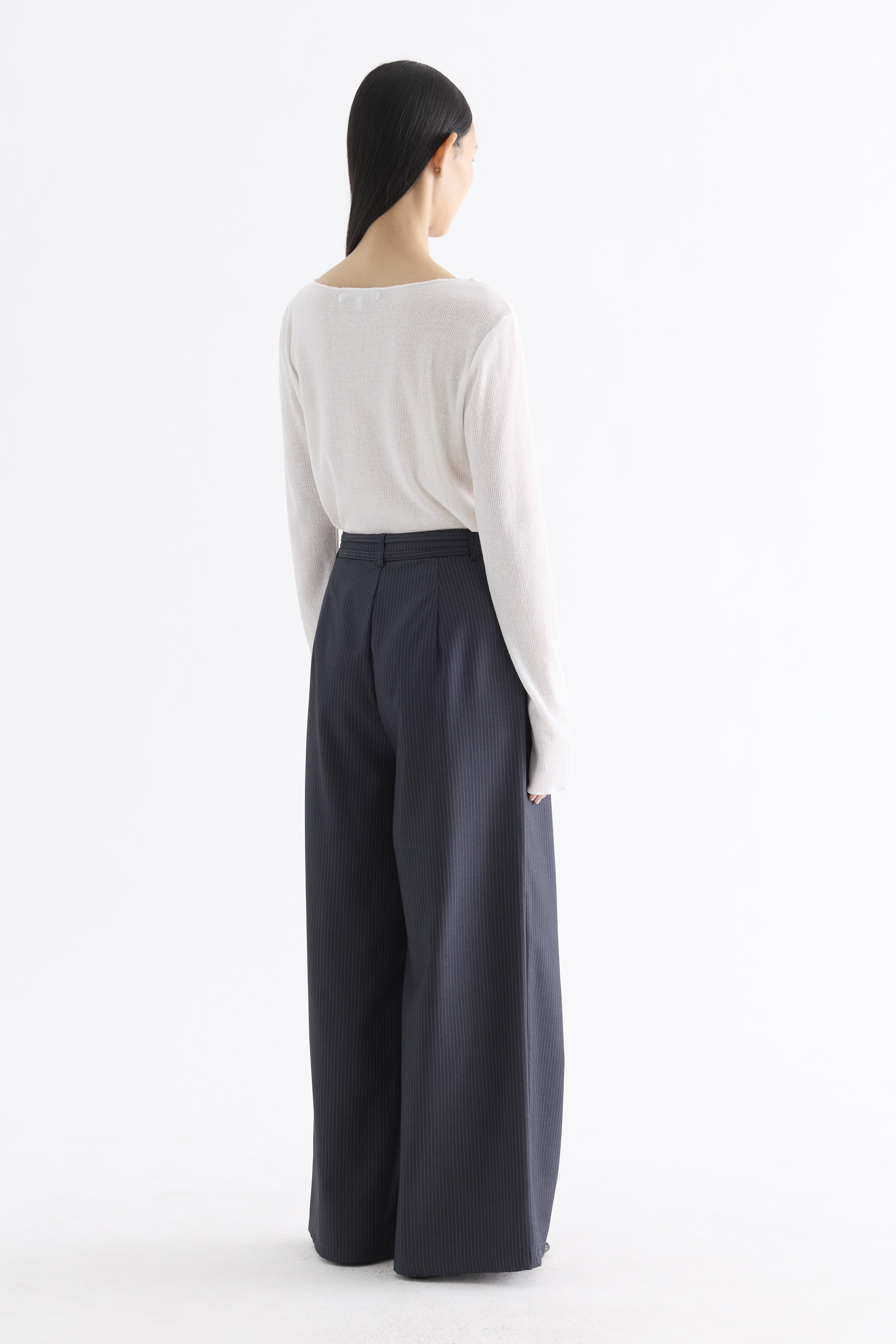 Sharelle High-Rise Pleat Pants
