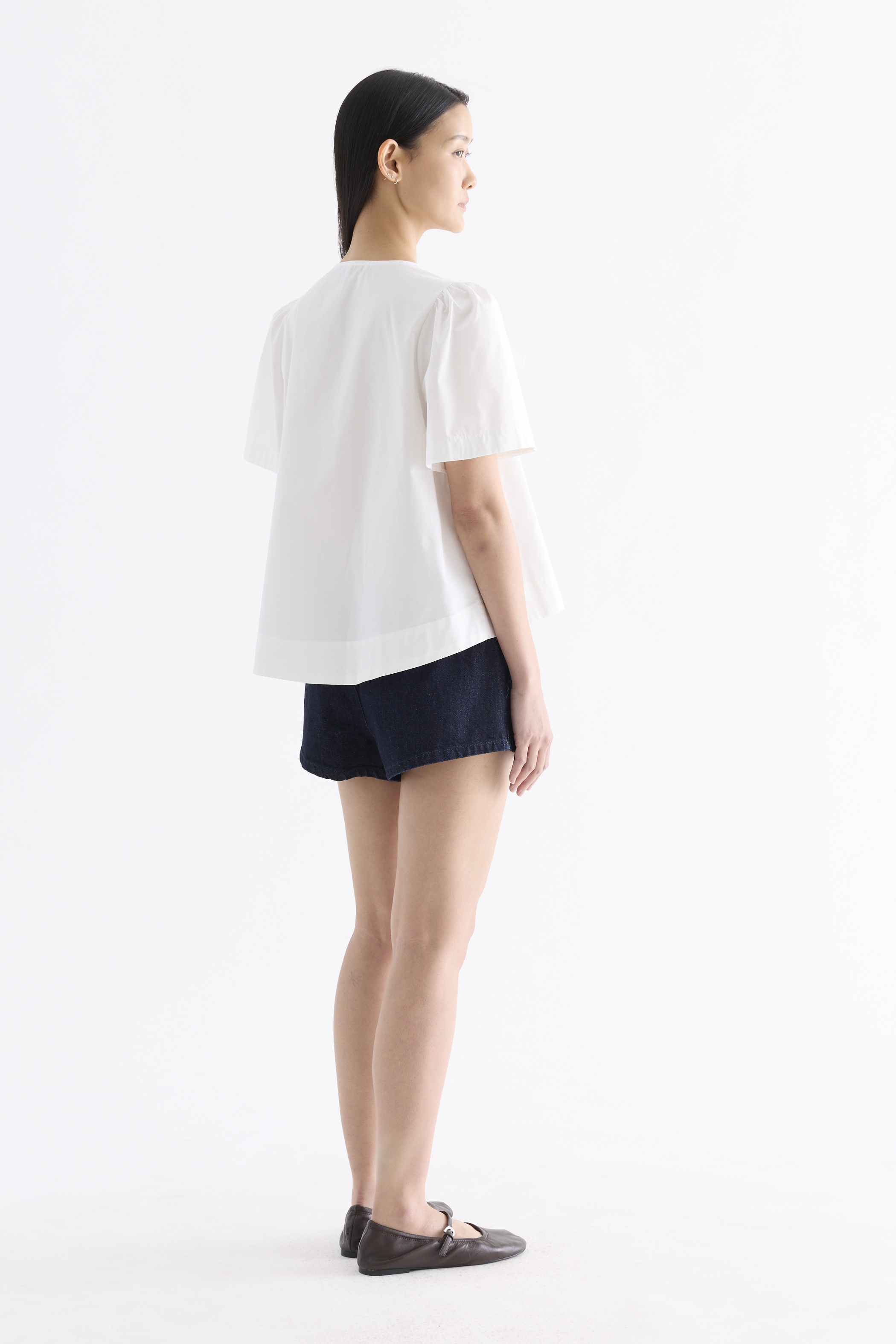 Selene Front-Tie Blouse